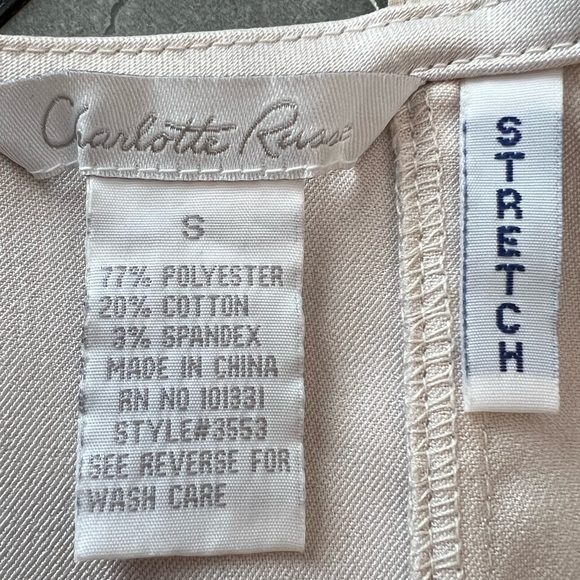 Y2K Vintage Charlotte Russe Boho Cotton Corset Top - Picture 5 of 5